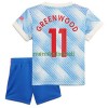 Maillot de Supporter Manchester United Mason Greenwood 11 Extérieur 2021-22 Pour Enfant